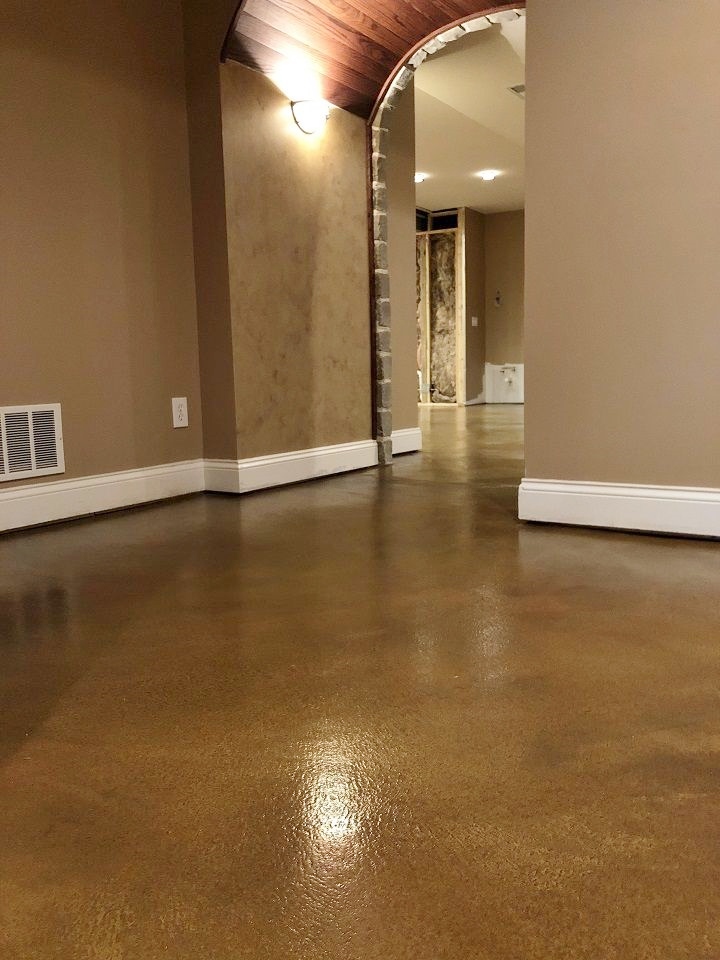 Stain Concrete Chicago Exterior Interior Floor Refinishing