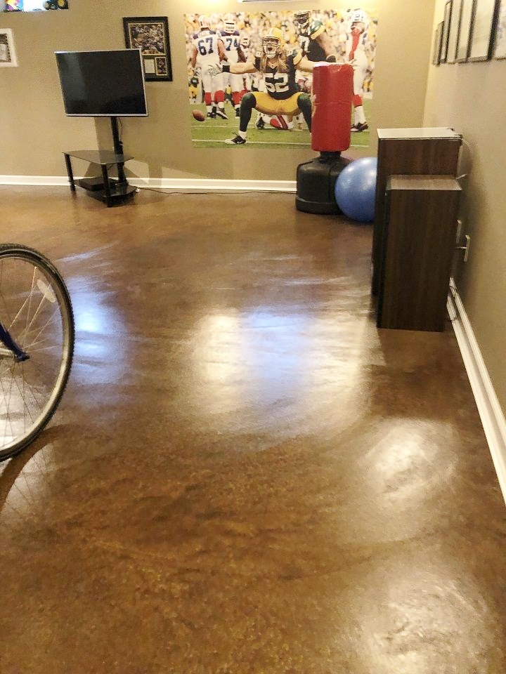 Acid Stained Concrete Chicago Il Resurfacing Refinishing