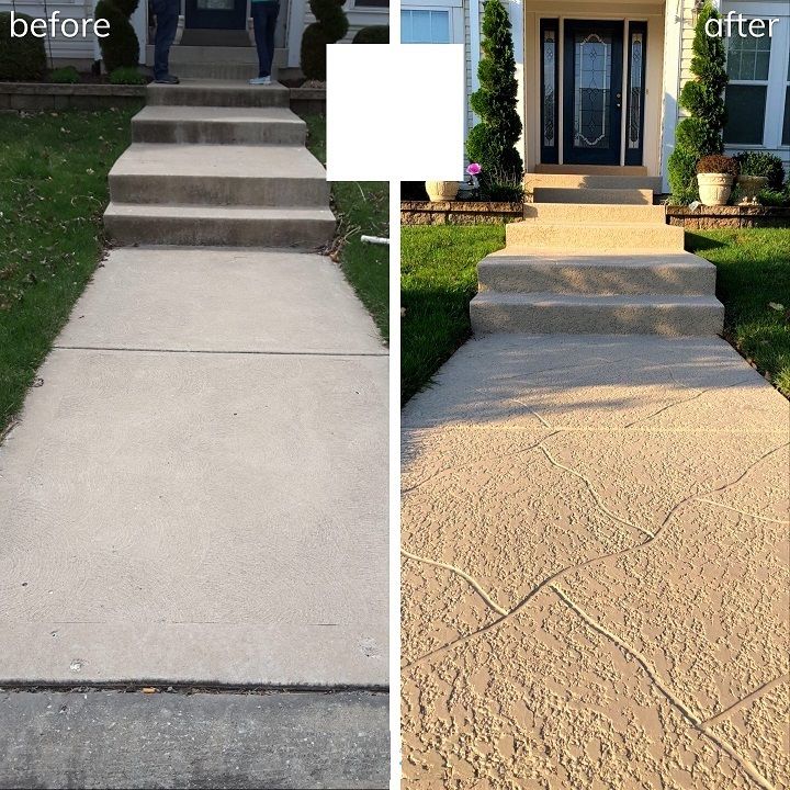 Knockdown Texture Chicago, IL Spray & Troweled Concrete Finish