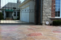 stained concrete driveway chicago