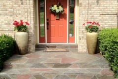 stamped concrete front entry chicago