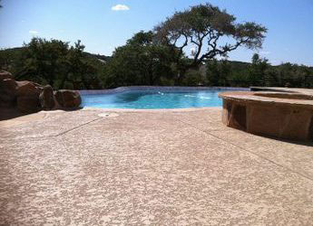 sprayed concrete pool